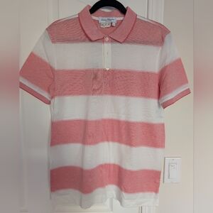 Salvatore Ferragamo men cotton/linen Polo shirts